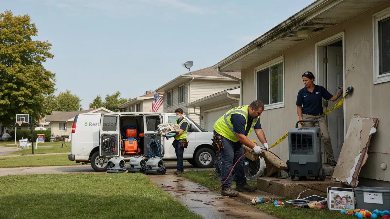 Water Damage Restoration in Edwardsport, IN near me
